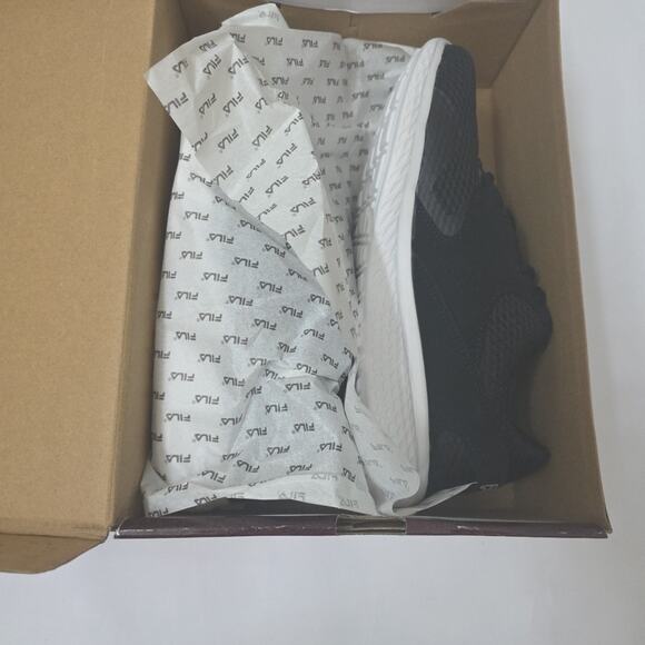 Fila Women's Layers Running Shoe Black, Black, White 9.5 US EUR 41 New In Box - Picture 10 of 12